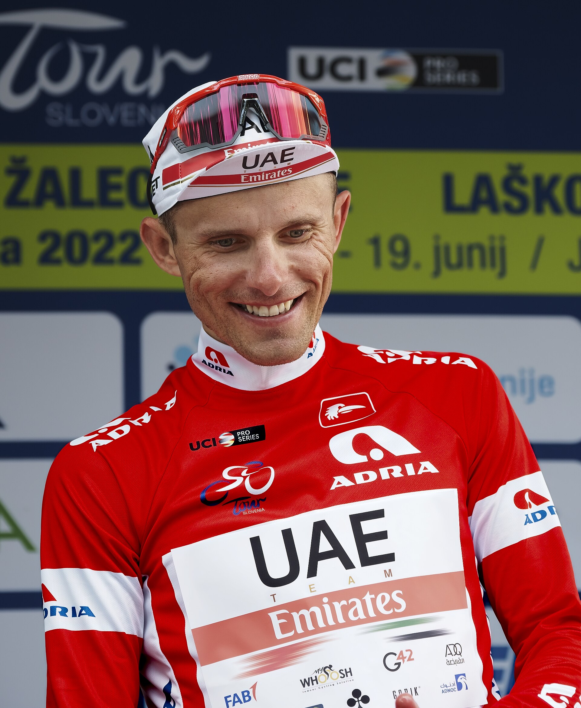 Imagem de referência de Rafał Majka, descrito nos dados abertos como ciclista profissional polaco