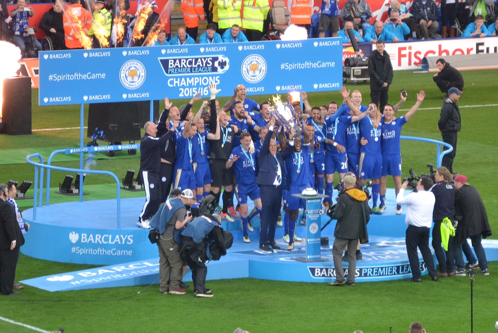 Imagem de referência relacionada a Leicester City Football Club, item descrito como clube de futebol sediado em Leicester, Inglaterra