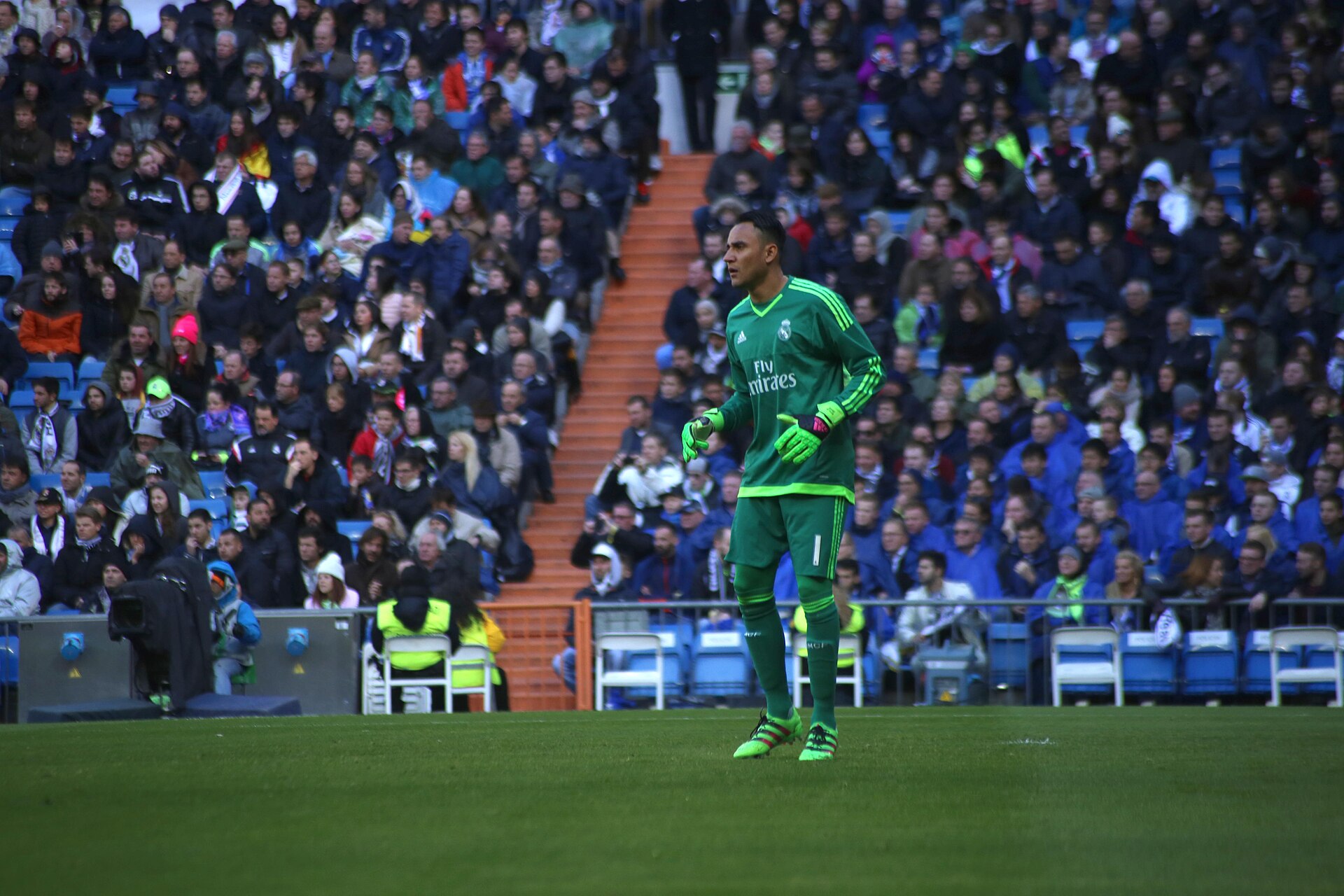 Imagem de referência de Keylor Navas, descrito nos dados abertos como futebolista costarriquenho