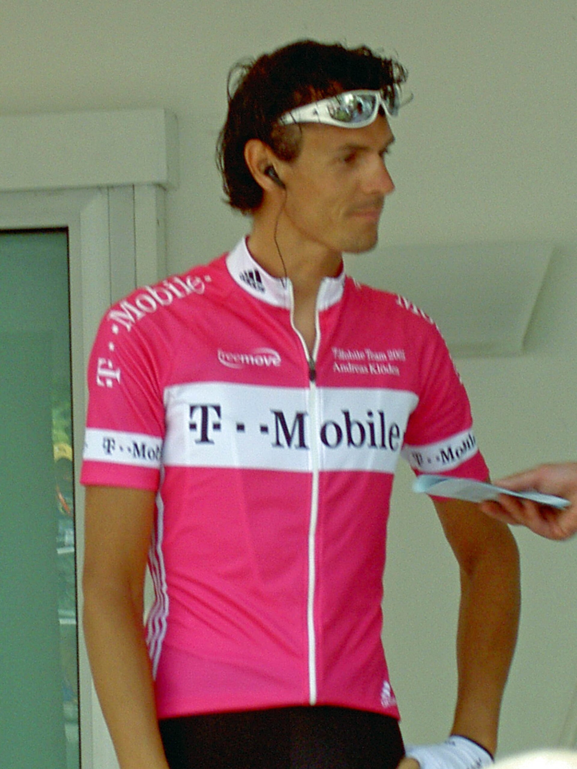 Imagem de referência de Andreas Klöden, descrito nos dados abertos como ciclista alemão