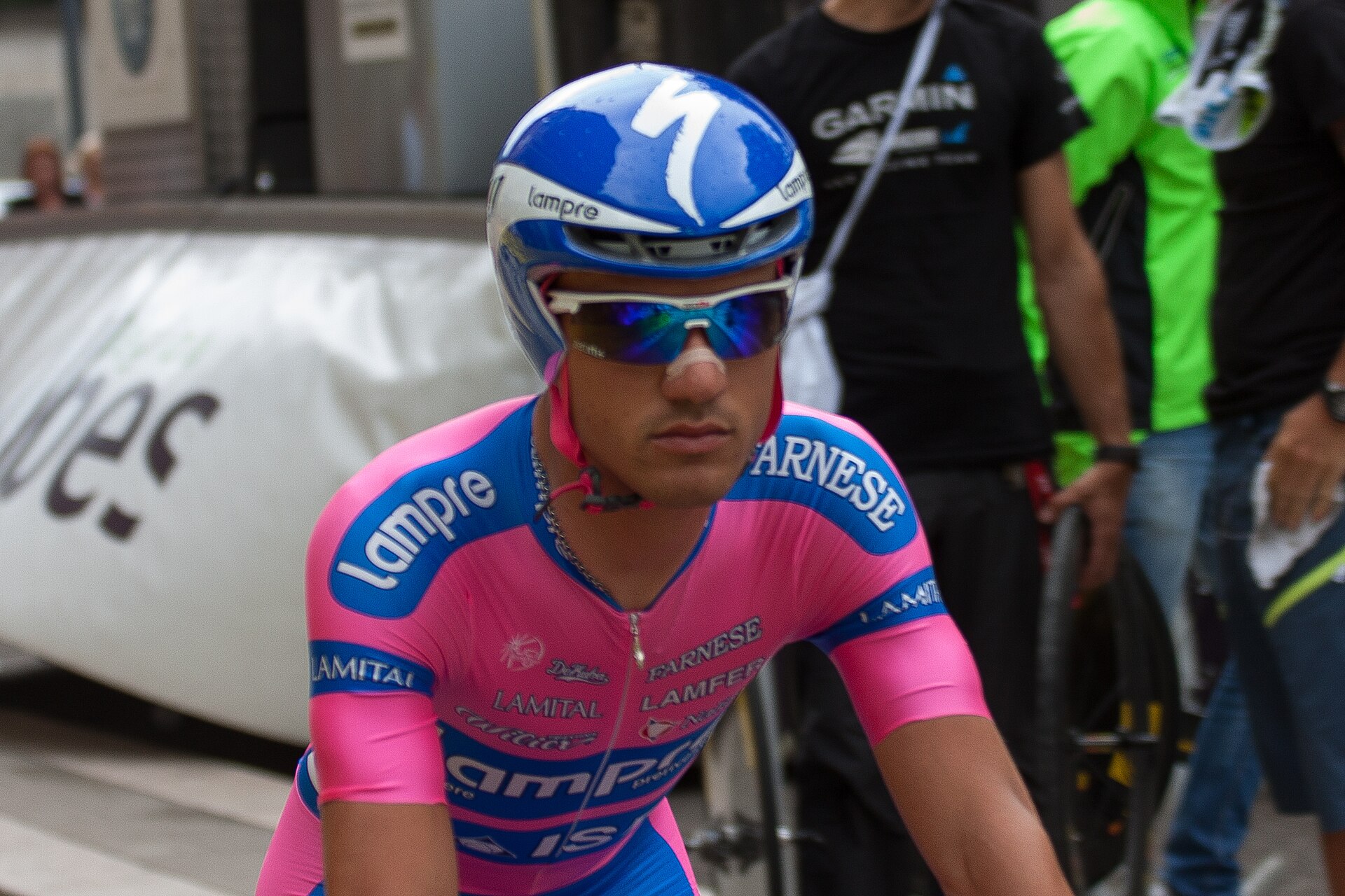 Imagem de referência de Simone Stortoni, descrito nos dados abertos como ciclista italiano