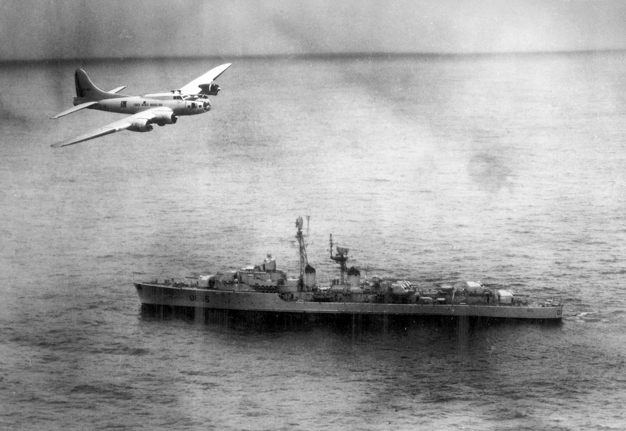 Imagem de referência de Guerra da Lagosta, descrito nos dados abertos como conflito entre Brasil e França na década de 1960