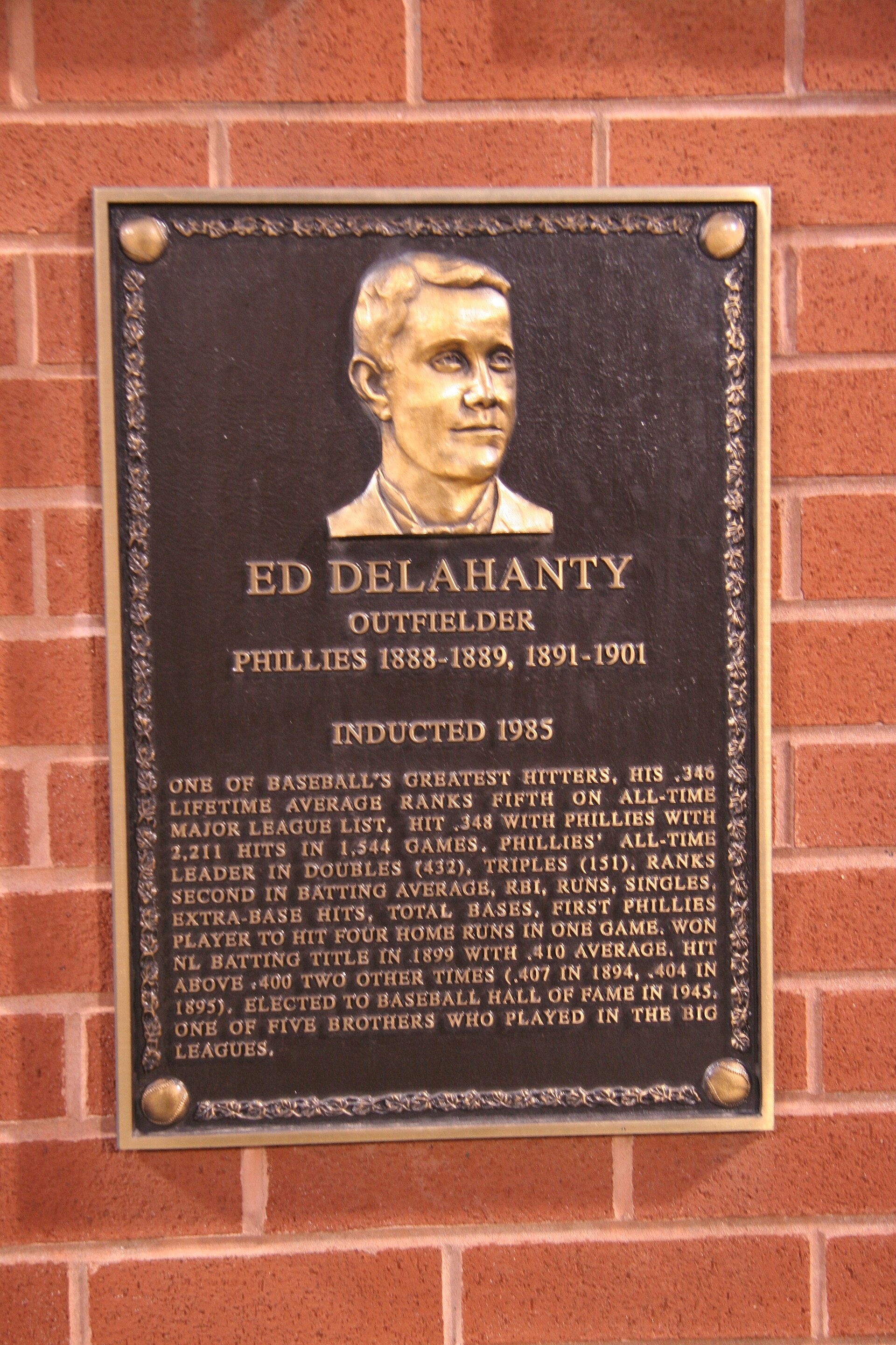 Imagem de referência de Ed Delahanty, descrito nos dados abertos como jogador de beisebol americano