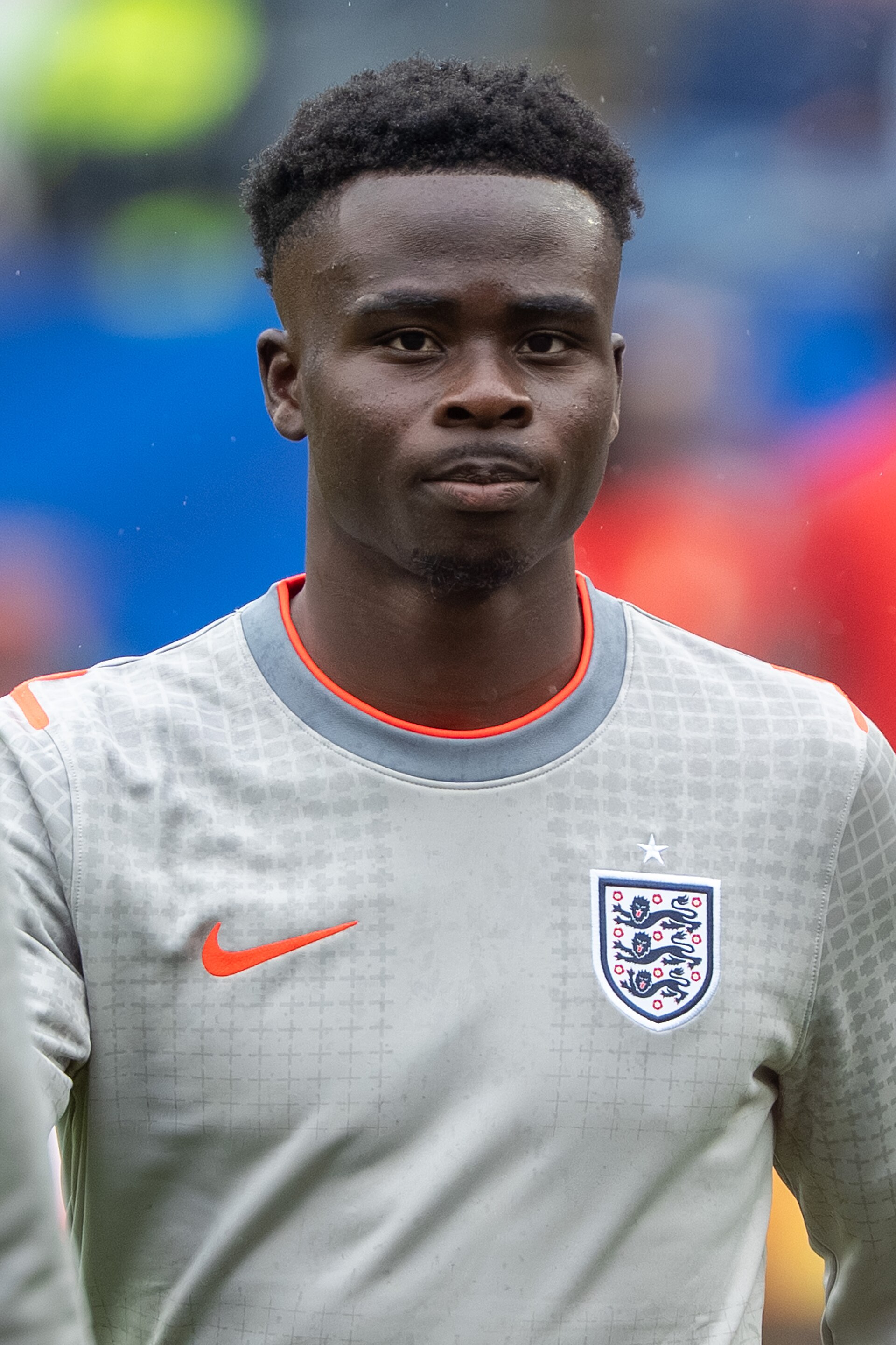 Imagem de referência de Bukayo Saka, descrito nos dados abertos como futebolista inglês