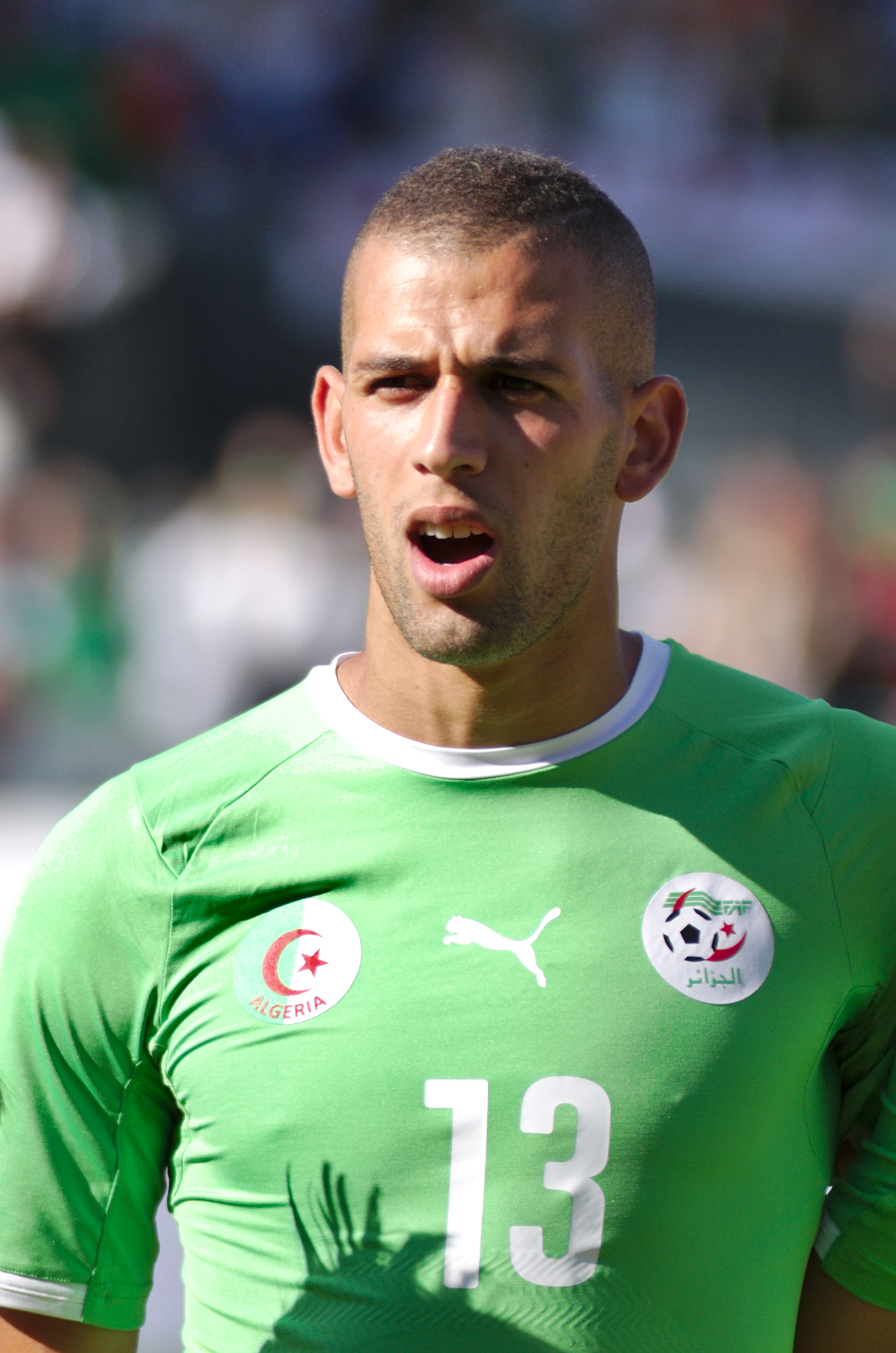 Imagem de referência de Islam Slimani, descrito nos dados abertos como futebolista argelino