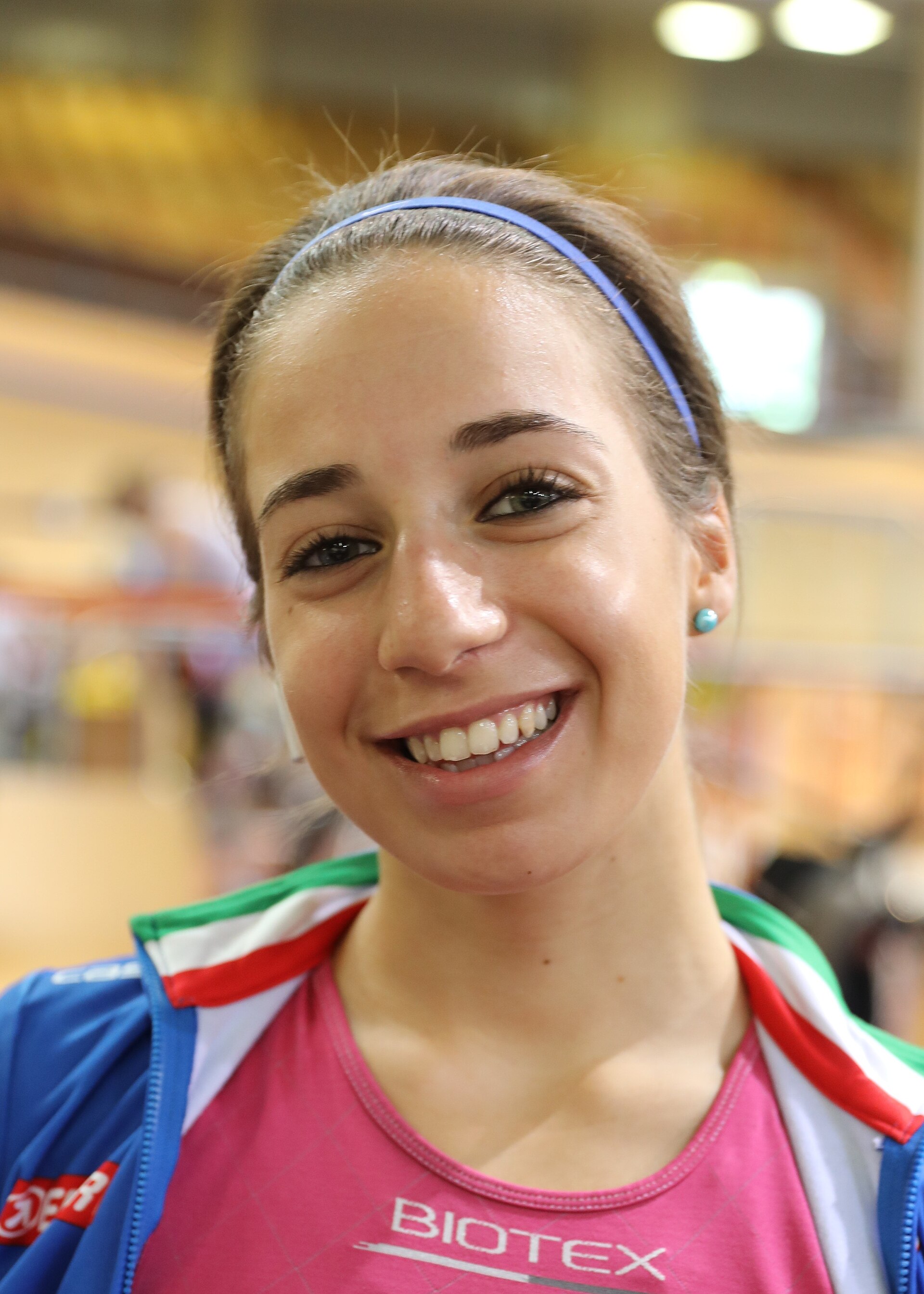 Imagem de referência de Sofia Collinelli, descrito nos dados abertos como ciclista italiana