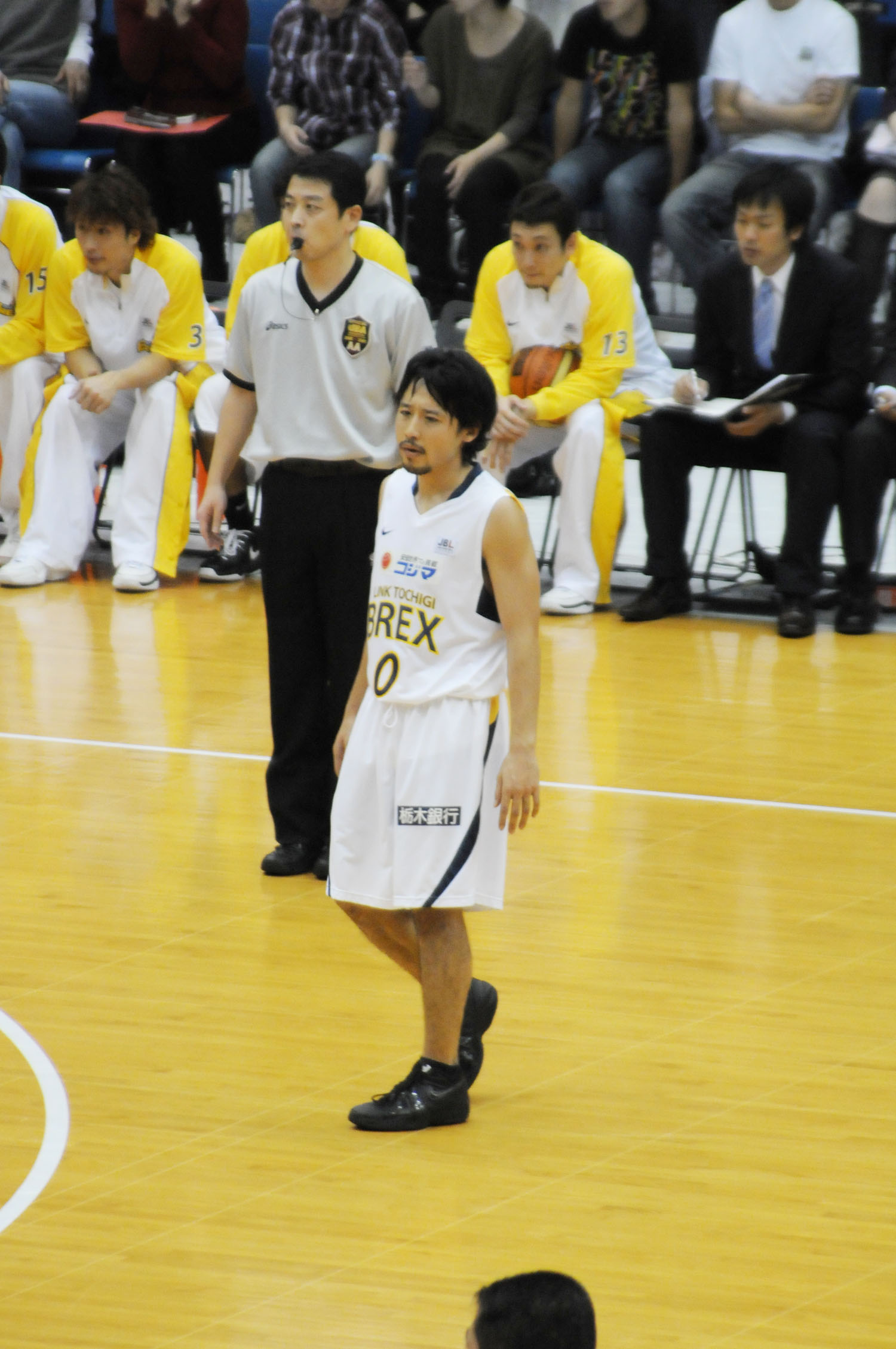 Imagem de referência de Yūta Tabuse, descrito nos dados abertos como jogador de basquetebol japonês