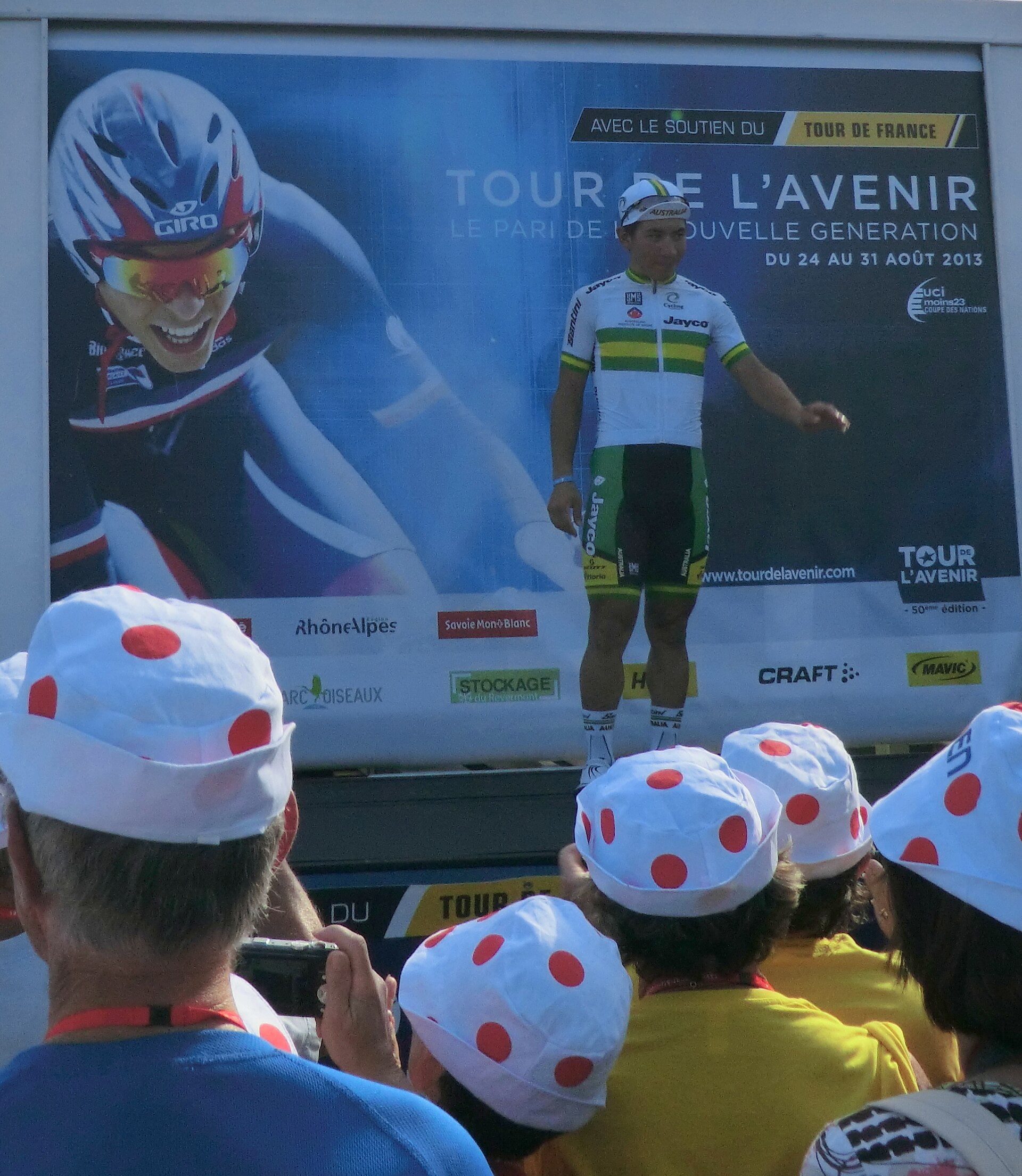 Imagem de referência de Caleb Ewan, descrito nos dados abertos como ciclista australiano