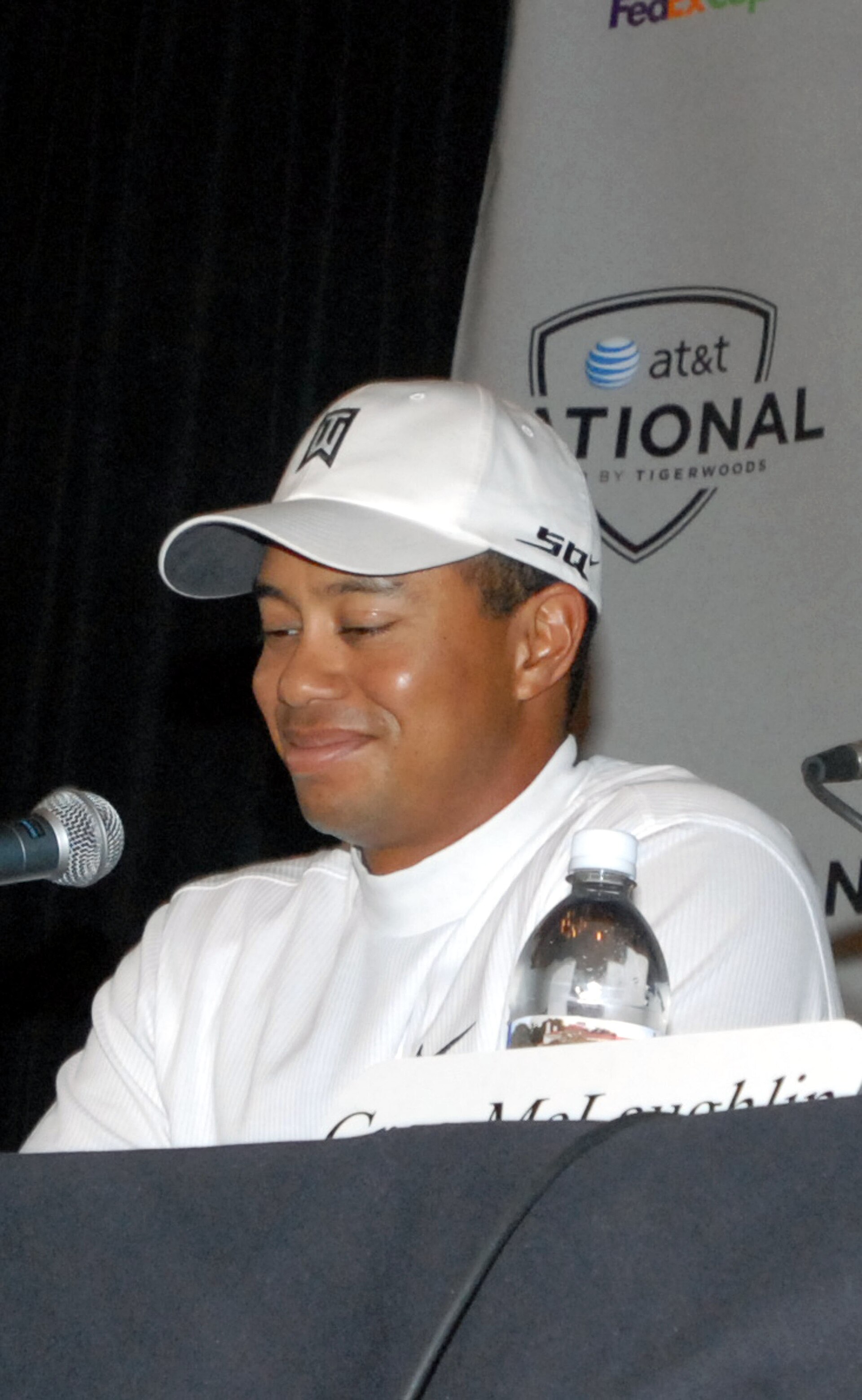 Imagem de referência de Tiger Woods, descrito nos dados abertos como golfista norte-americano