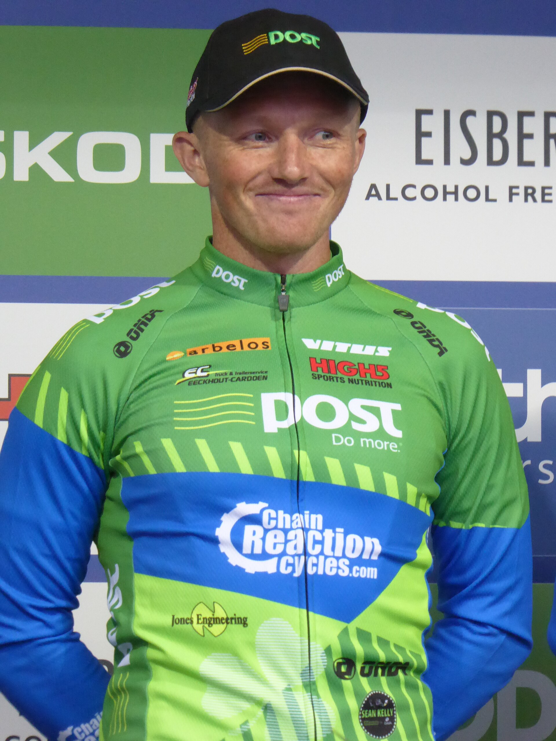 Imagem de referência de Damien Shaw, descrito nos dados abertos como ciclista irlandês