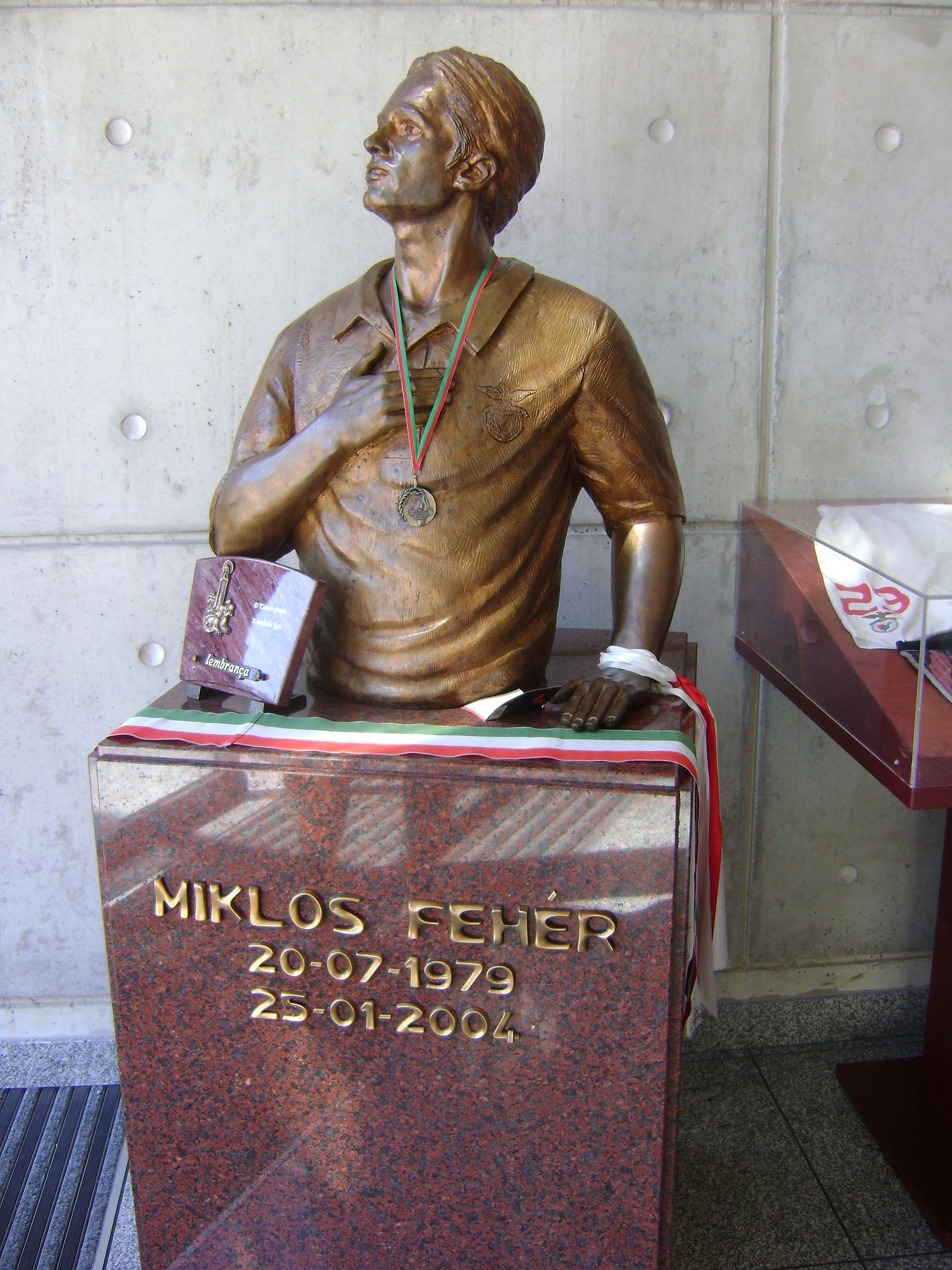 Imagem de referência de Miklós Fehér, descrito nos dados abertos como futebolista húngaro