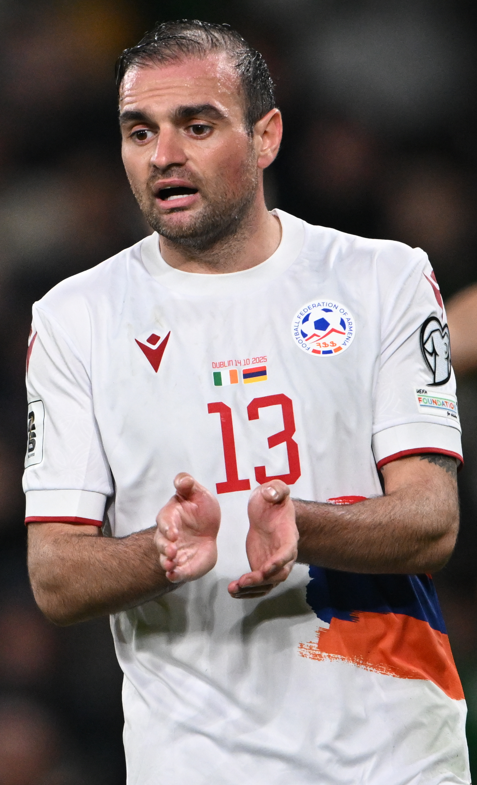 Imagem de referência de Kamo Hovhannisyan, descrito nos dados abertos como futebolista arménio