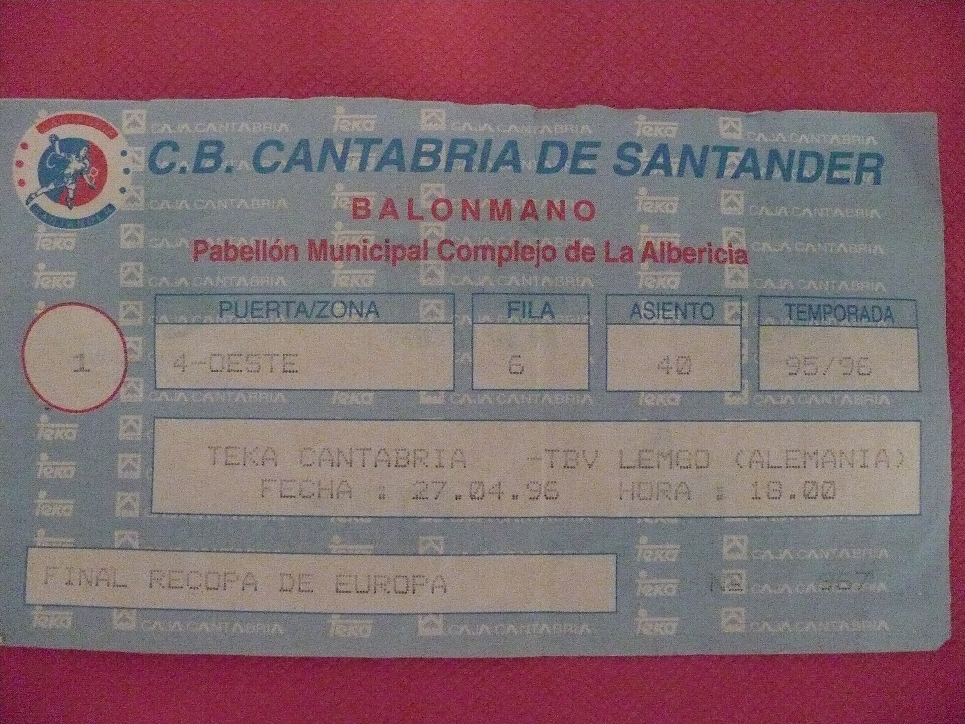 Imagem de referência de CB Cantabria, descrito nos dados abertos como ex-club espanhol de andebol