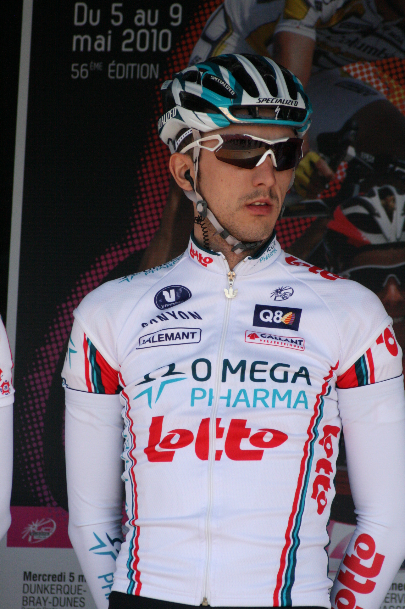 Imagem de referência de Jelle Vanendert, descrito nos dados abertos como ciclista belga