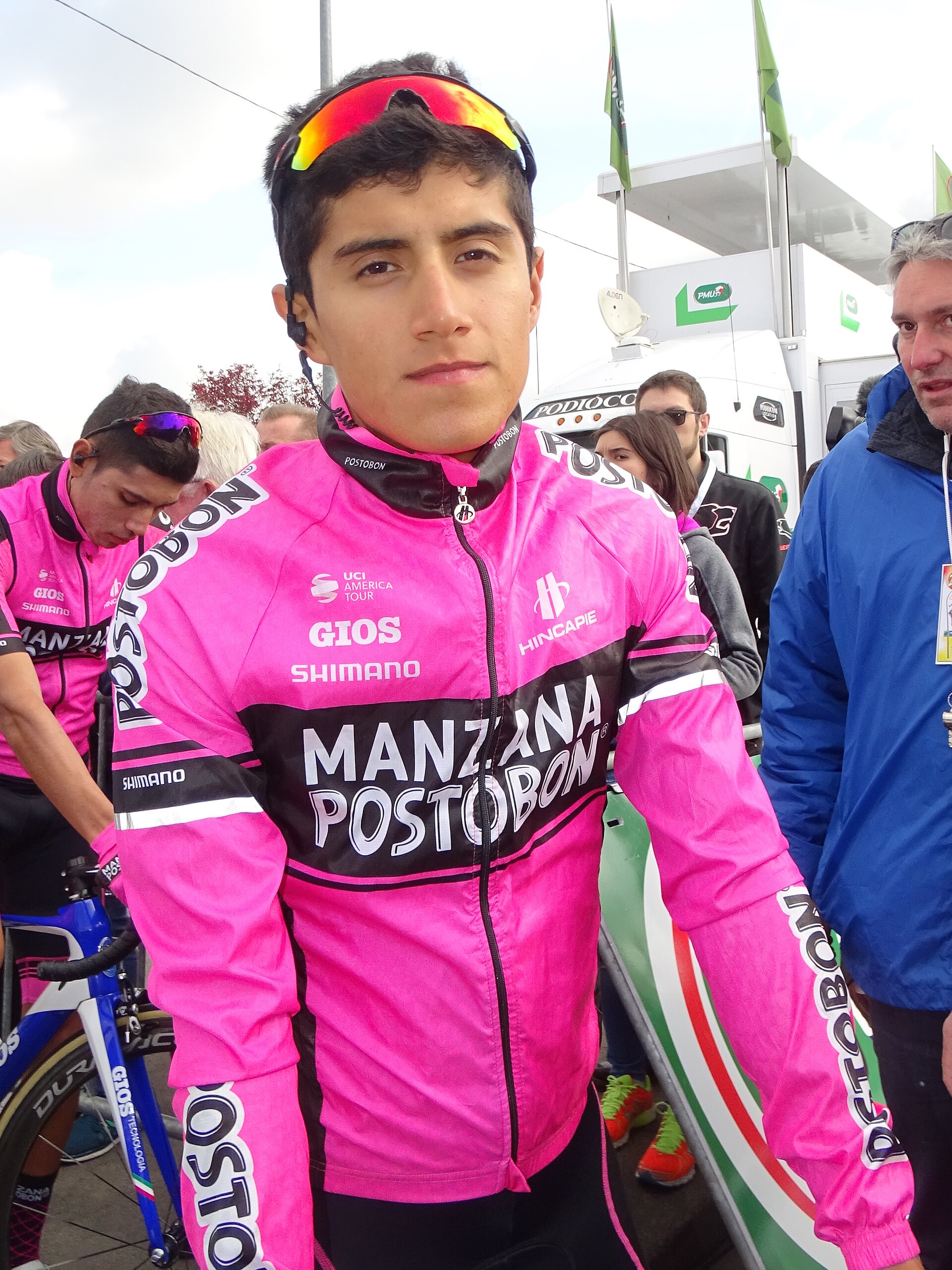 Imagem de referência de Jhojan García, descrito nos dados abertos como ciclista colombiano
