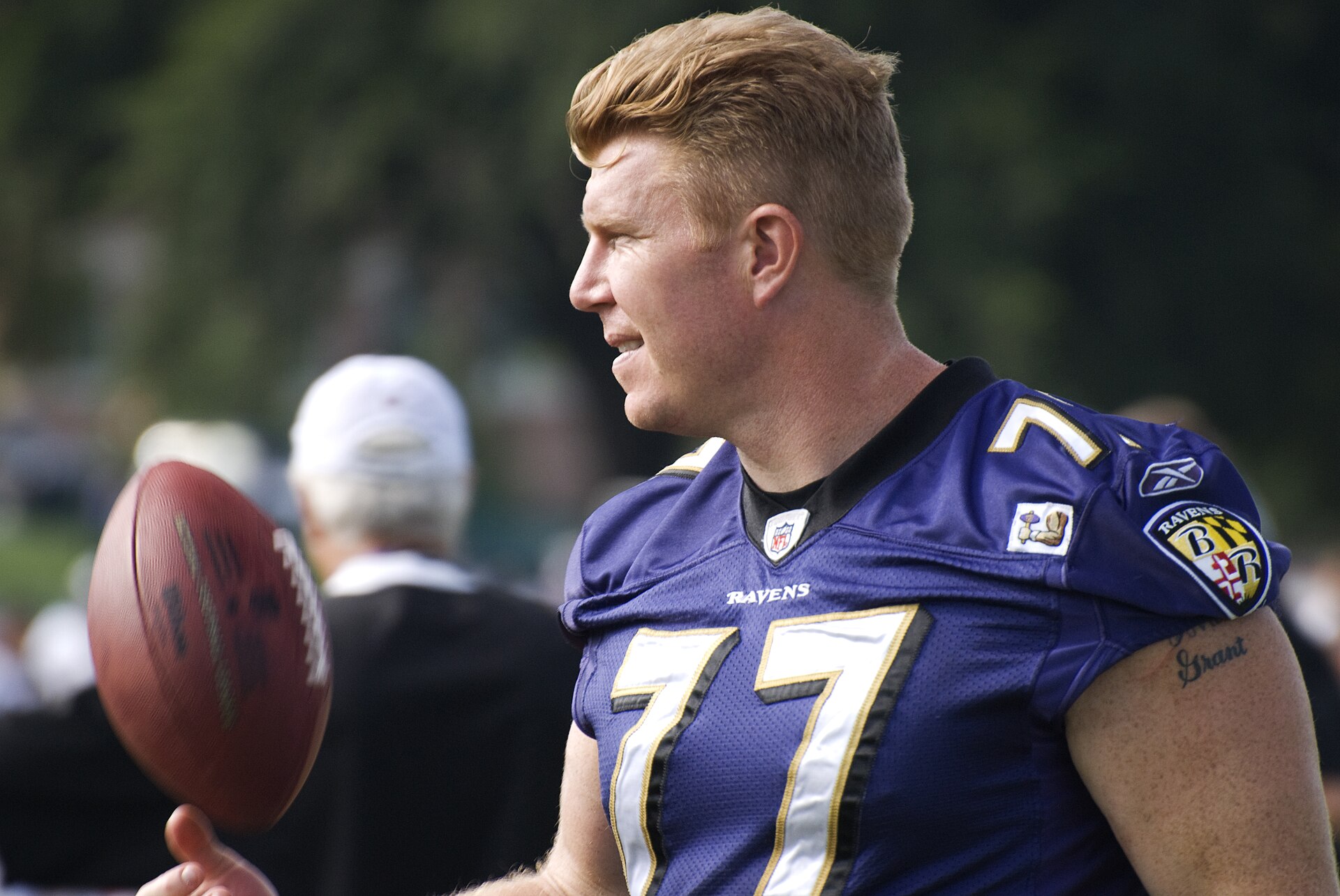 Imagem de referência de Matt Birk, descrito nos dados abertos como jogador de futebol americano dos Estados Unidos