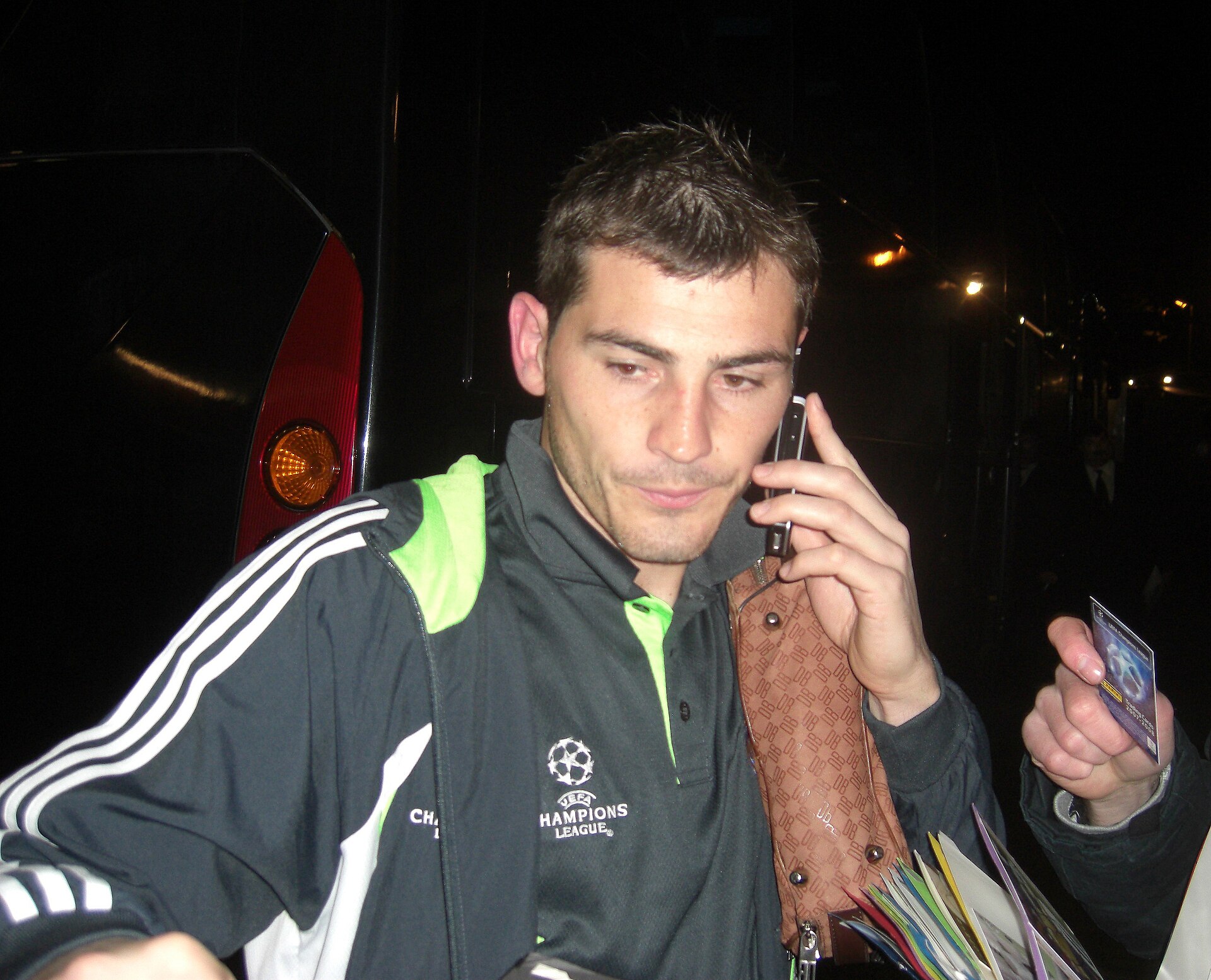 Imagem de referência de Iker Casillas, descrito nos dados abertos como futebolista espanhol