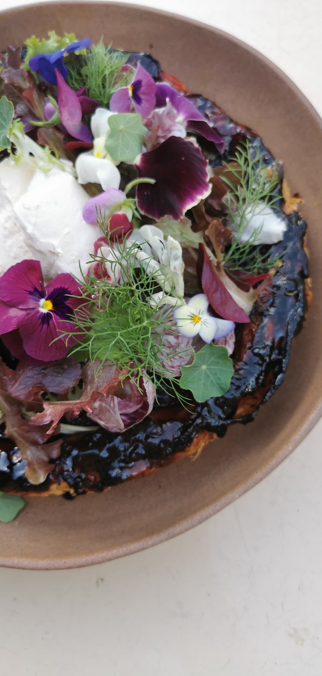 Cheft Bertus Basson captures the joy of picking fresh leaves for the fresh, vibrant garden salad with mustard dressing. Picture: @goodtogather
