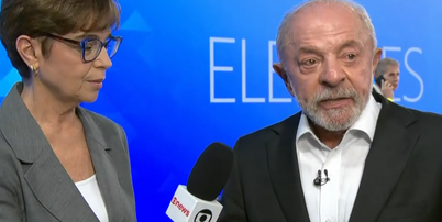 Lula afirmou que Fl&aacute;vio n&atilde;o tem boa trajet&oacute;ria pol&iacute;tica Foto: Reprodu&ccedil;&atilde;o/TV Globo