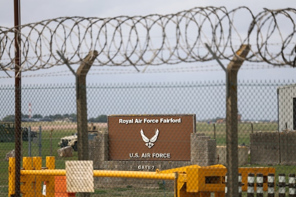 Detiveram no Reino Unido dois suspeitos por seus vínculos com o Irã após o incidente na base aérea de Fairford