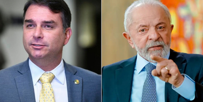 Fl&aacute;vio Bolsonaro (PL) e Lula (PT) disputam elei&ccedil;&atilde;o acirrada Foto: Edilson Rodrigues/Agencia Senado e Ricardo Stuckert/PR