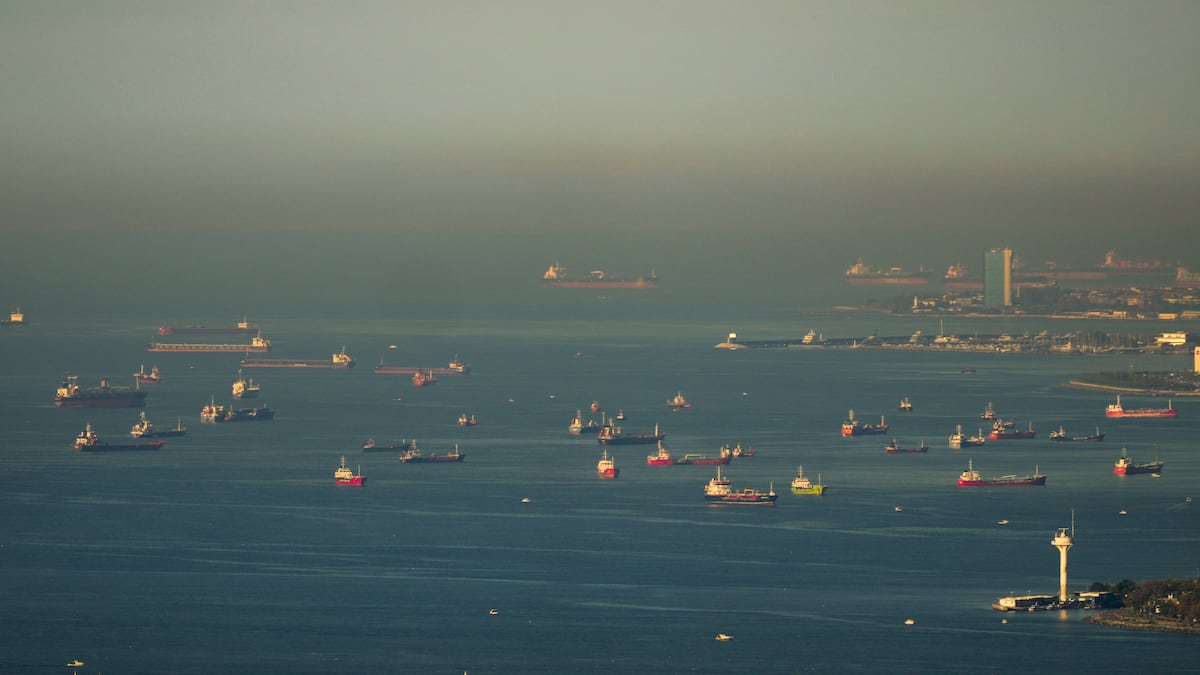Romania says rescue mission underway after Black Sea ship fire; 1 dead, 3 missing