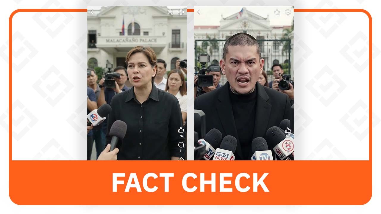 FACT CHECK: Clips of Sara, Baste Duterte on impeachment trial dismissal are AI-generated