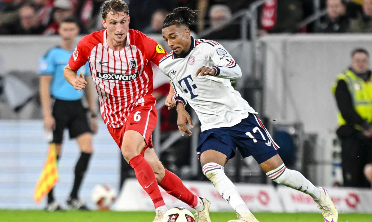O Bayern Munique sobreviveu a um susto no final para vencer o Freiburg por 3-1