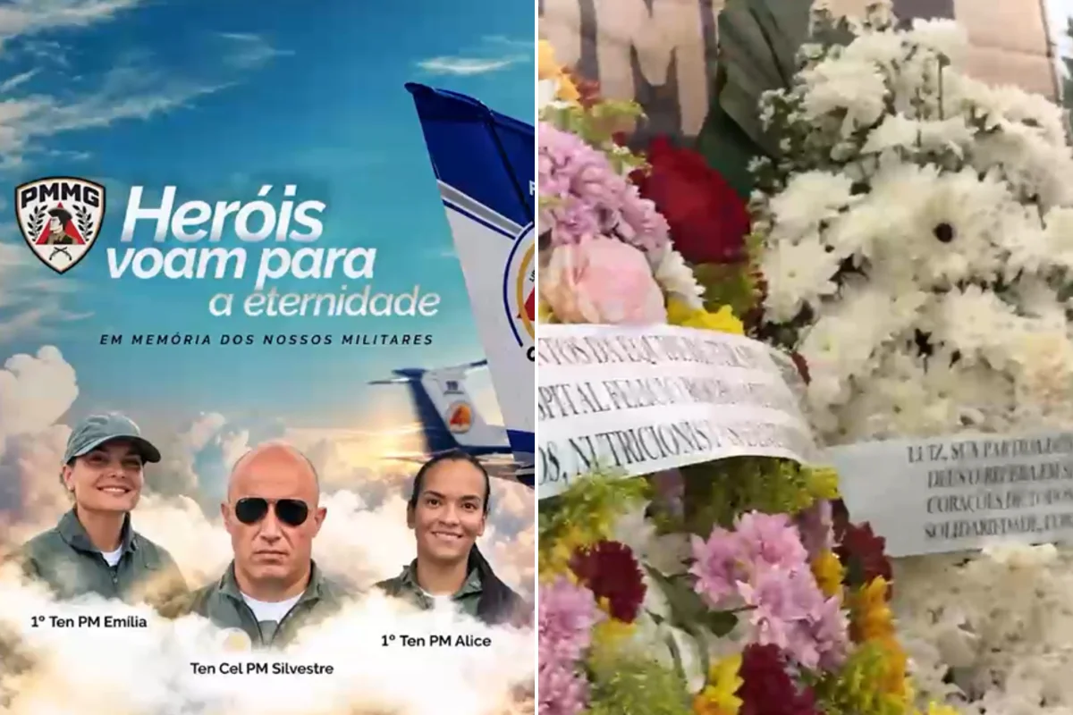 Corporação homenageou os três militares sepultados nesse domingo (11/10)