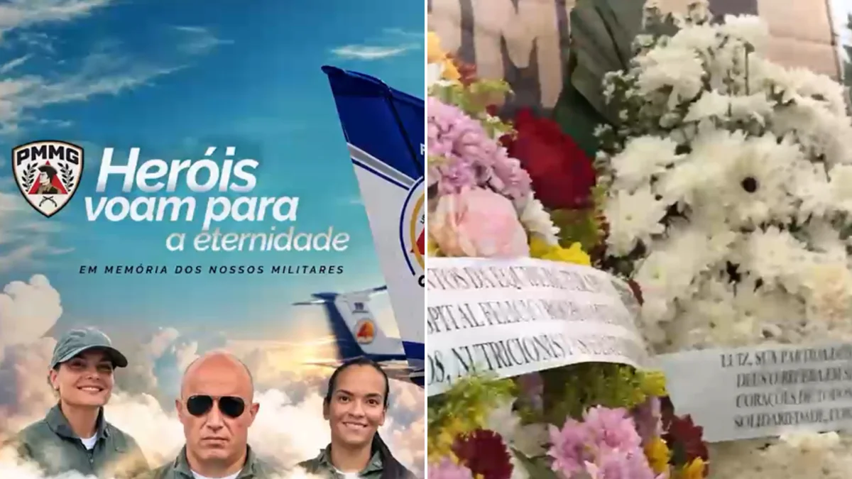 “O voo agora é eterno”: PMMG homenageia "ases indomáveis" mortos em queda
