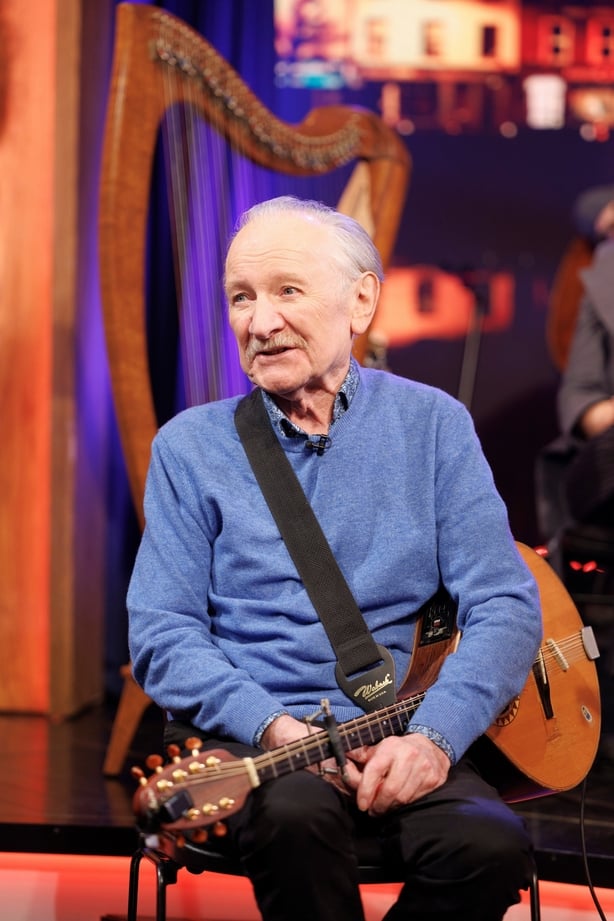 Dónal Lunny on The Late Late Show Trad Special on 9 January 2026