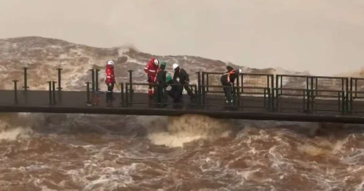 Cataratas do Iguaçu: grades da passarela voltam a ser retiradas após três anos devido à alta na vazão