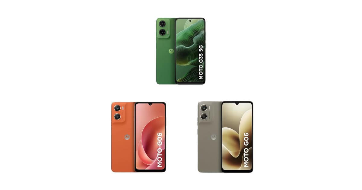 Moto g35 ou g06? Veja uma seleção de Smartphones Motorola em promoção na Amazon